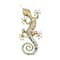 Multicolored Metal Lizard Wall Decoration